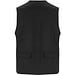 Venera Arbeitsweste mit V-Ausschnitt und mehreren Taschen, 200 g/m2, schwarz, L
