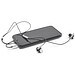 VIBRATION. In-Ear Kopfhörer aus Metall und ABS mit Mikrofon, Silber