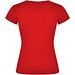Victoria T-Shirt mit V-Ausschnitt für Damen, rot, L