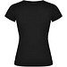 Victoria T-Shirt mit V-Ausschnitt für Damen, schwarz, M