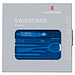VICTORINOX Multifunktions-Set SwissCard, blau/transparent