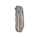 VICTORINOX Taschenmesser Classic SD, 7 Funktionen, hellgrau-transparent