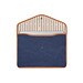 VINGA Bosler 14 Zoll Laptop-Tasche aus GRS recyceltem Canvas, navy blau