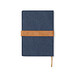 VINGA Bosler Notizbuch aus RCS recyceltem Canvas, navy blau