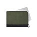 VINGA Marlow 14 Zoll Laptop Sleeve aus RCS recyceltem Polyester, grün, schwarz