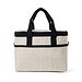 VINGA Volonne AWARE™ Kühlkorb aus recyceltem Canvas, off white, schwarz