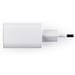 WEGENER. Ladegerät mit USB-A Anschluss 18W und USB-C 20W in Recyceltes ABS (100% rABS), Weiß