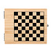 Weinset BAMBOO CHESS mit Schachspiel,braun