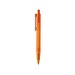 X3 Frosted-Pen aus GRS recyceltem PC, orange