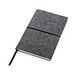 XD COLLECTION A5-Softcover-Notizbuch aus GRS zertifiert recyceltem Filz, schwarz