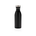 XD COLLECTION Deluxe Wasserflasche aus RCS recyceltem Stainless-Steel, schwarz