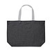 XD COLLECTION Impact Aware™ 240g/m² große Tasche aus rCanvas, ungefärbt, anthrazit
