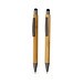 XD COLLECTION Modernes Bambus-Stifteset in Box, braun