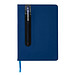XD COLLECTION Notizbuch mit Stylus-Stift Basic Hardcover PU, DIN A5, liniert, dunkelblau
