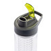 XD COLLECTION Wasserflasche mit Aromafach, 800 ml, grün