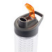 XD COLLECTION Wasserflasche mit Aromafach, 800 ml, orange