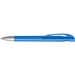 uma® Kugelschreiber YES SI transparent inkl. Metallspitze, hellblau