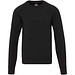 Yukon Sportpullover mit Rundhalsausschnitt und Interlock Strick Unisex, schwarz, 2XS