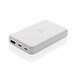 5.000mAh 5W Wireless Powerbank aus RCS recyceltem Kunststoff, weiß
