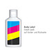 50 ml Flasche weiß - Handbalsam Ingwer - Limette - Body Label