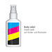 Sonnenschutzspray transp. LSF 30, inkl. Druck auf Body Label, 50 ml, weiß