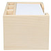 Holz-Zettelbox mit Köcher