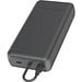 Urban Vitamin Menlo Park RCS rPlastik 20000 20W PD Powerbank, schwarz