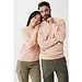 Iqoniq Etosha Lightweight Sweater aus recycelter Baumwolle, peach nectar, L