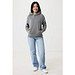 Iqoniq Yengo Hoodie mit Seitentaschen aus rec. Baumwolle, light heather anthracite, XS