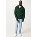 Iqoniq Abisko Zip-Kapuzenpullover aus recycelter Baumwolle, forest green, L