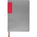 A5 Notizbuch mit farbigem Schnitt EVAN, rot