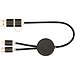 Alasia 30 cm 5-in-1 Kabel aus recyceltem Kunststoff für Datenübertragung und 27W Schnellladung, schwarz