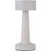 Aludra Wiederaufladbare dimmbare Tischlampe mit 3 Lichtmodi, weiss