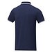 Amarago Polo mit abgesetztem Rand für Herren, navy, XL