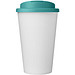 Americano® Eco 350 ml recycelter Becher mit auslaufsicherem Deckel, aquablau