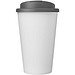Americano® Eco 350 ml recycelter Becher mit auslaufsicherem Deckel, grau