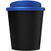 Americano® Espresso Eco 250 ml recycelter Isolierbecher, schwarz/mittelblau