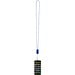 Anser Smartphone Lanyard aus recyceltem Kunststoff mit 27 W 5-in-1 integriertem Kabel, royalblau