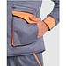 Armada Arbeitsweste mit mehreren Taschen, blei-orange, 3XL