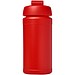 Baseline® Plus 500 ml Sportflasche mit Klappdeckel, rot