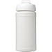 Baseline® Plus 500 ml Sportflasche mit Klappdeckel, weiß/weiß