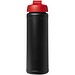 Baseline® Plus 750 ml Flasche mit Klappdeckel, schwarz/rot