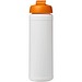 Baseline® Plus 750 ml Flasche mit Klappdeckel, weiß/orange