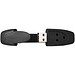 Bracelet USB-Stick, schwarz, 1GB