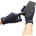 BURROW. Handschuhe aus recyceltem Polyester (100% rPET), mit Tastspitzen, Dunkelblau