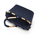 reisenthel® Einkaufskorb carrybag, gold/rhombus midnight