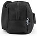 DELFOS POUCH. Gürteltasche aus 300D recyceltem Polyester und 600D recyceltem Polyester mit reflektierenden Elementen, Schwarz