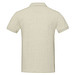 Emerald Polo Unisex aus recyceltem Material, Oatmeal, XL