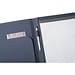EMERGE FOLDER II. A4 Mappe aus recyceltem Polyester (100% rPET) 300D mit elastischem Verschluss, Blau