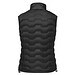 Epidote isolierter Daunen-Bodywarmer für Damen, schwarz, XL